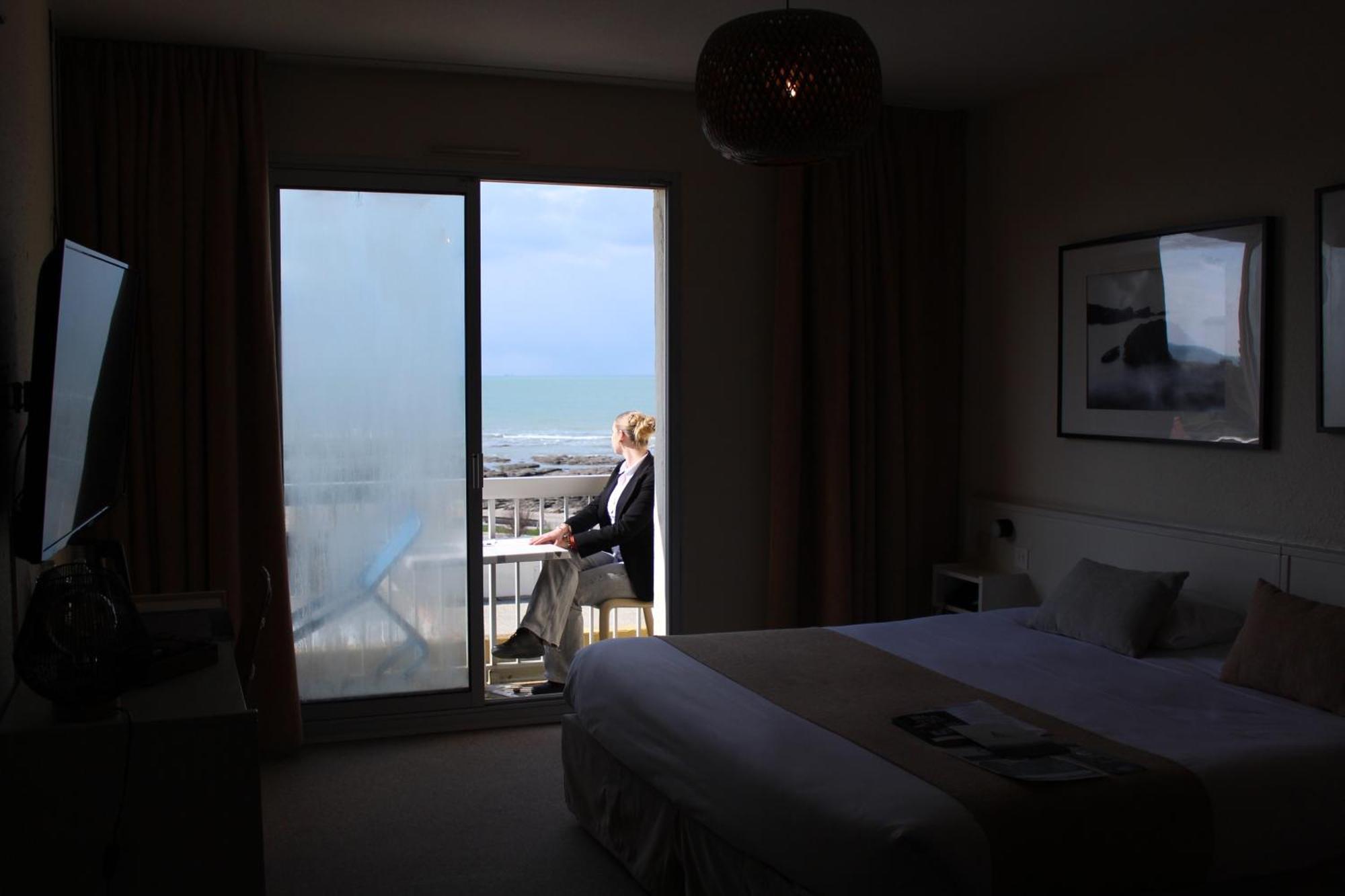 Logis Hotel Le Calluna Restaurant La Flottille Préfailles Exteriör bild